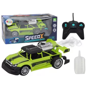 LEAN TOYS RC Samochód Sentence 1:20 Efekt Dymu Światła Zielony