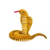 LEAN TOYS Pluszowa Maskotka Wąż Królewska Kobra Żółty 100 cm