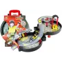 LEAN TOYS Przenośny dwupoziomowy garaż parkingowy w walizce Circle
