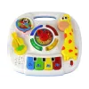 LEAN TOYS Edukacyjny Interaktywny Stół z Tablicą 2w1 dla Małych Dzieci