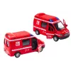 LEAN TOYS Wóz strażacki 1:32 Otwierane drzwi Światła Dźwięki Napęd Czerwony
