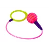 LEAN TOYS Skipper Hula Hop Skakanka, Różowa, LED