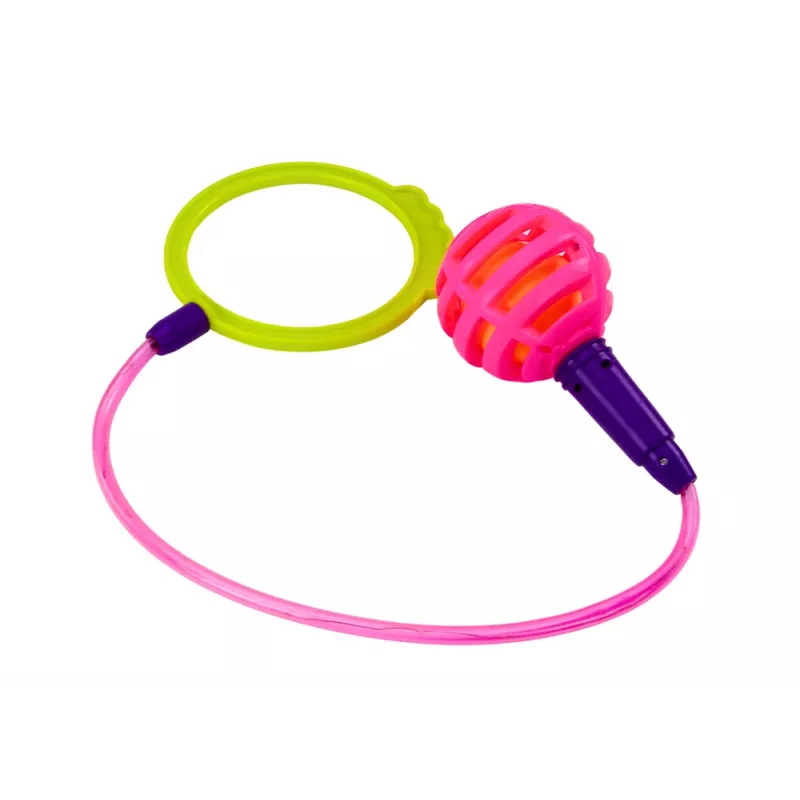 LEAN TOYS Skipper Hula Hop Skakanka, Różowa, LED