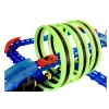 LEAN TOYS Tor wyścigowy świecący w ciemności z pętlami i samochodem zdalnie sterowanym