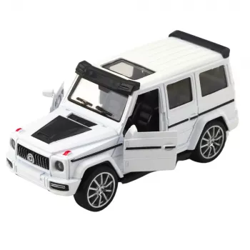 LEAN TOYS Samochód terenowy SUV z metalu z napędem pull-back, otwierane drzwi, mix
