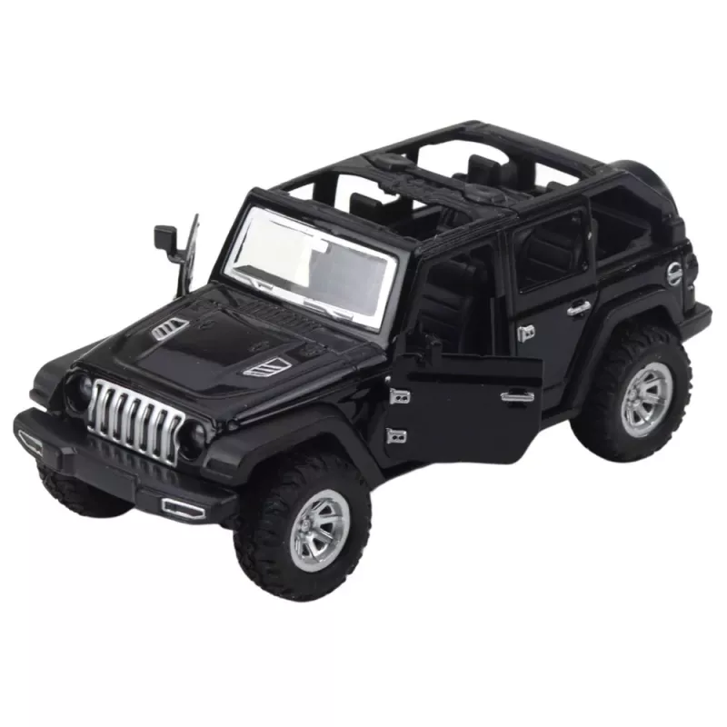 LEAN TOYS Samochód terenowy SUV z metalu z napędem pull-back, otwierane drzwi, mix