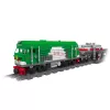 LEAN TOYS Klocki konstrukcyjne Zdalnie sterowany czołg pociąg RC 1090 szt.