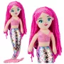 LEAN TOYS Pluszowa Syrenka Przytulanka Holograficzny Ogon Różowa 48cm