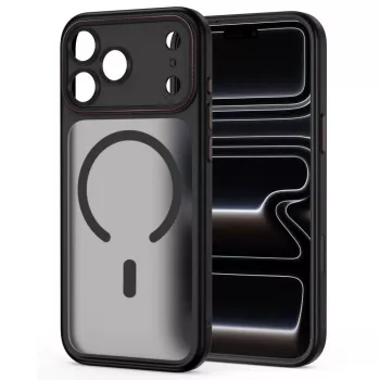 TECH-PROTECT MAGCAM MAGSAFE IPHONE 17 PRO / 18 PRO CZARNO-CZERWONY MATOWY