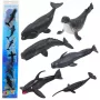 LEAN TOYS Zestaw Mini Figurki Zwierzęta Morskie Ssaki Orka Foto Delfin 6-8cm 6szt