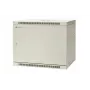 Szafa sieciowa naścienna EMITER EM/AP6409-B 19-calowa 9U, 600x450x500 mm, zamykane stalowe drzwi, czarna