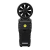 HABOTEST HT625B Cyfrowy anemometr z USB, miernik prędkości wiatru/temperatury/objętości powietrza, podświetlany LCD, zewnętrzny czujnik wiatraczkowy