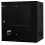 EMITER EM/SH02B5412-08 Light Series szafa sieciowa 19 cali 12U do montażu naściennego, drzwi ze szkła hartowanego, 550×450×590 mm