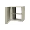 EMITER EM/AH6515 15U Szafa sieciowa ścienna 600x550x770 mm, drzwi ze szkła hartowanego, czarna
