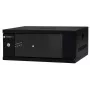 Szafa sieciowa naścienna EMITER EM/SH02B5404-08 19 cali 4U 550x450x230 mm z drzwiami szklanymi