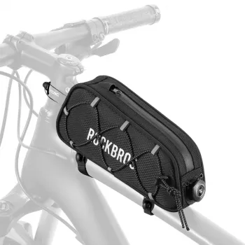 Rockbros TL004 ROAD TO SKY 0,7 l rowerowa torba na ramę wodoodporna - czarna