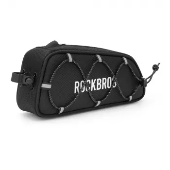 Rockbros TL004 ROAD TO SKY 0,7 l rowerowa torba na ramę wodoodporna - czarna