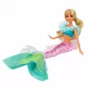 LEAN TOYS Anlily Lalka Syrenka z Cekinowym Ogonem, Akcesoriami, Lusterkiem i Grzebieniem