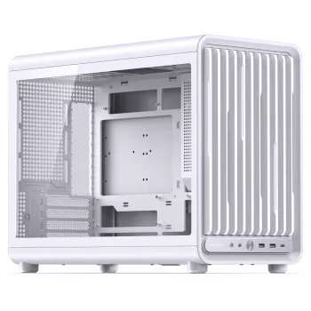 Obudowa komputerowa Jonsbo D33 STD White Mini Tower, szkło hartowane, mATX/Mini-ITX, USB-C