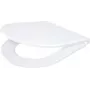 DEANTE CGN_6SOZ Slim Soft-Close Deska sedesowa z szybkim zdejmowaniem, kształt D, biała