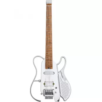 DONNER-HUSH-X-LIVE-WHITE - Gitara elektryczna z wbudowanym głośnikiem