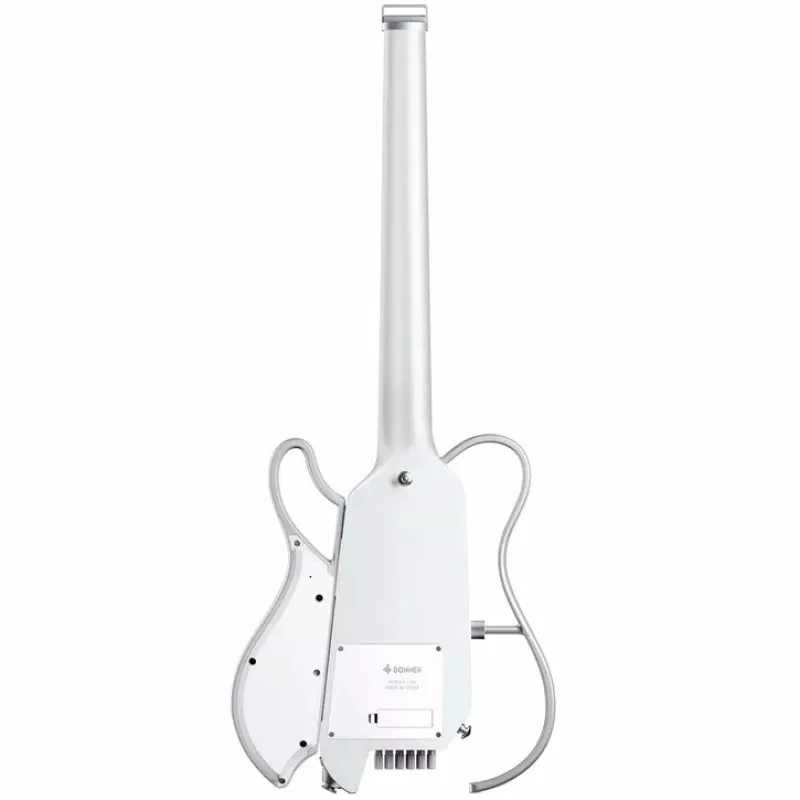 DONNER-HUSH-X-LIVE-WHITE - Gitara elektryczna z wbudowanym głośnikiem
