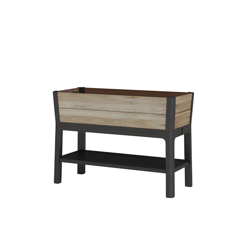 KETER Doniczka Deco Elevated Garden Bed 48L Orzech