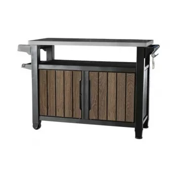 Stół grillowy KETER Deco Unity XL 207L orzechowy