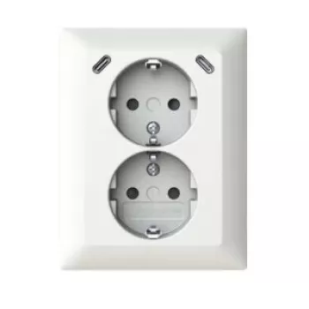 ABB 202EUJRB2USBC-914 Podwójne gniazdo USB Safety+ 2x USB C 2TKA00006018