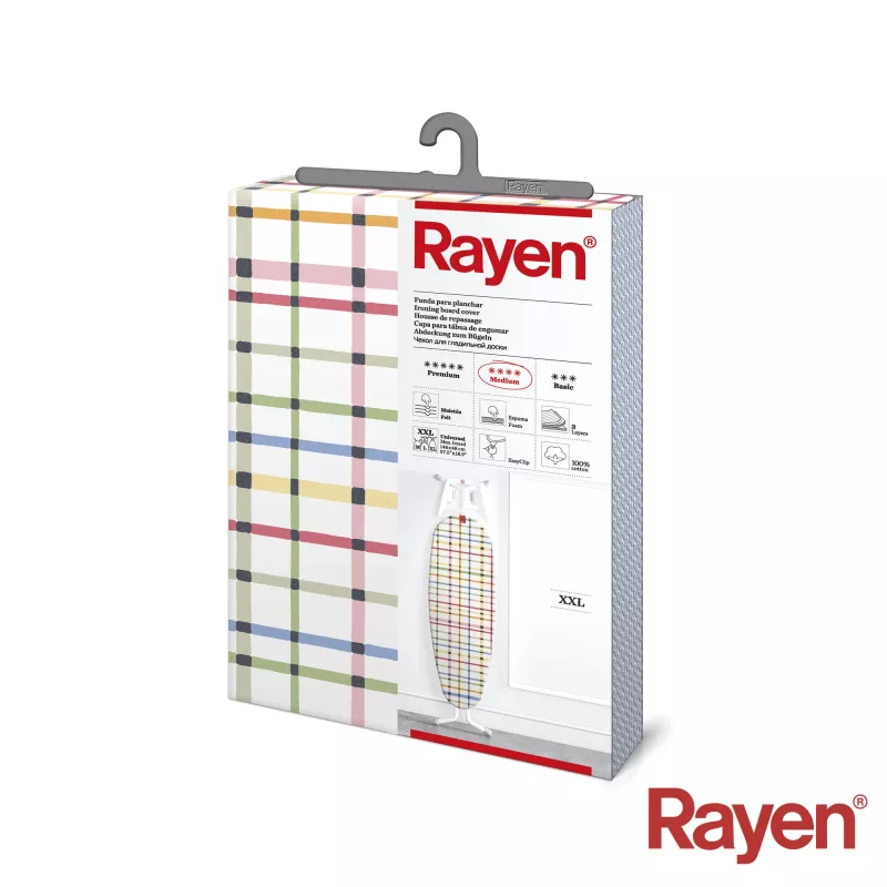 RAYEN Deska do prasowania Pokrowiec Średni XXL Easyclip 150x55cm
