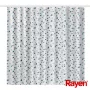 RAYEN Zasłona prysznicowa 180x200cm biało-niebieska, poliester
