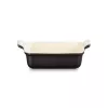 Le Creuset Prostokątne Naczynie Heritage Stoneware 19x14cm / 1,1L czarny