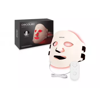 Cecotec LED Maska na Twarz | FaceCare LÜM | Beżowa