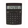 REBELL RE-ECO 450 BX Kalkulator biurkowy, 12-cyfrowy LCD, zasilanie dwusystemowe, tworzywo z recyklingu, czarny