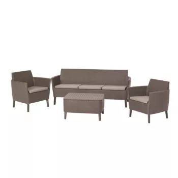 KETER Zestaw mebli ogrodowych Salemo 3 Seater Set beżowy