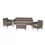 KETER Zestaw mebli ogrodowych Salemo 3 Seater Set beżowy