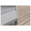 KETER Zestaw mebli ogrodowych Scandi Forma Balcony Set jasnoszary/ciepły szary stalowy