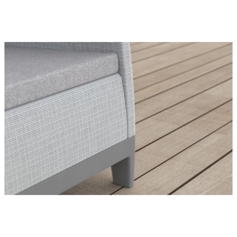 KETER Zestaw mebli ogrodowych Scandi Forma Balcony Set jasnoszary/ciepły szary stalowy
