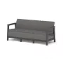 KETER Sofa ogrodowa trzyosobowa Scandi Linea 3 Seater Sofa szara