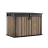 KETER Szopa ogrodowa Deco Horizontal Shed w odcieniu jesionowego drewna