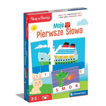Gra edukacyjna puzzle: Moje pierwsze słowa Zabawa i nauka język polski Clementoni 50770