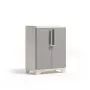 Szafka dolna KETER Linear Wood 68x39x90cm jasny beż/jasny szary