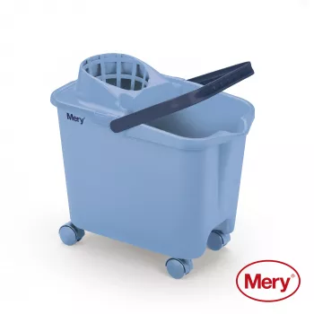 MERY Wiadro 14L z wciskowymi kółkami niebieskie