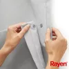 Pokrowiec na ubrania RAYEN M Premium szary 60x135cm