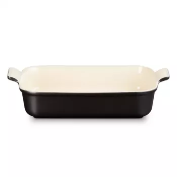 Le Creuset Prostokątne Naczynie Żaroodporne Heritage 32x24cm / 4L czarny