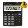 Kalkulator półbiurkowy REBELL RE-SDC412 BX, 12-cyfrowy LCD, zasilanie dwusystemowe, czarny