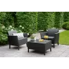 KETER Zestaw mebli ogrodowych Salemo Balcony Set szary