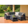Zestaw mebli ogrodowych KETER Corfu Relax Set brązowy