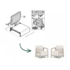 Krzesła ogrodowe KETER 2 szt. Scandi Linea pebble grey/light beige