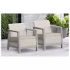 Krzesła ogrodowe KETER 2 szt. Scandi Linea pebble grey/light beige